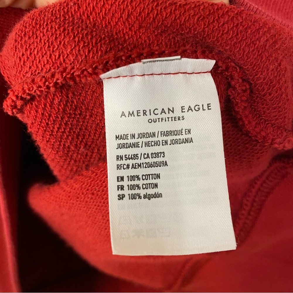 American Eagle men’s red hoodie - Picture 3 of 7